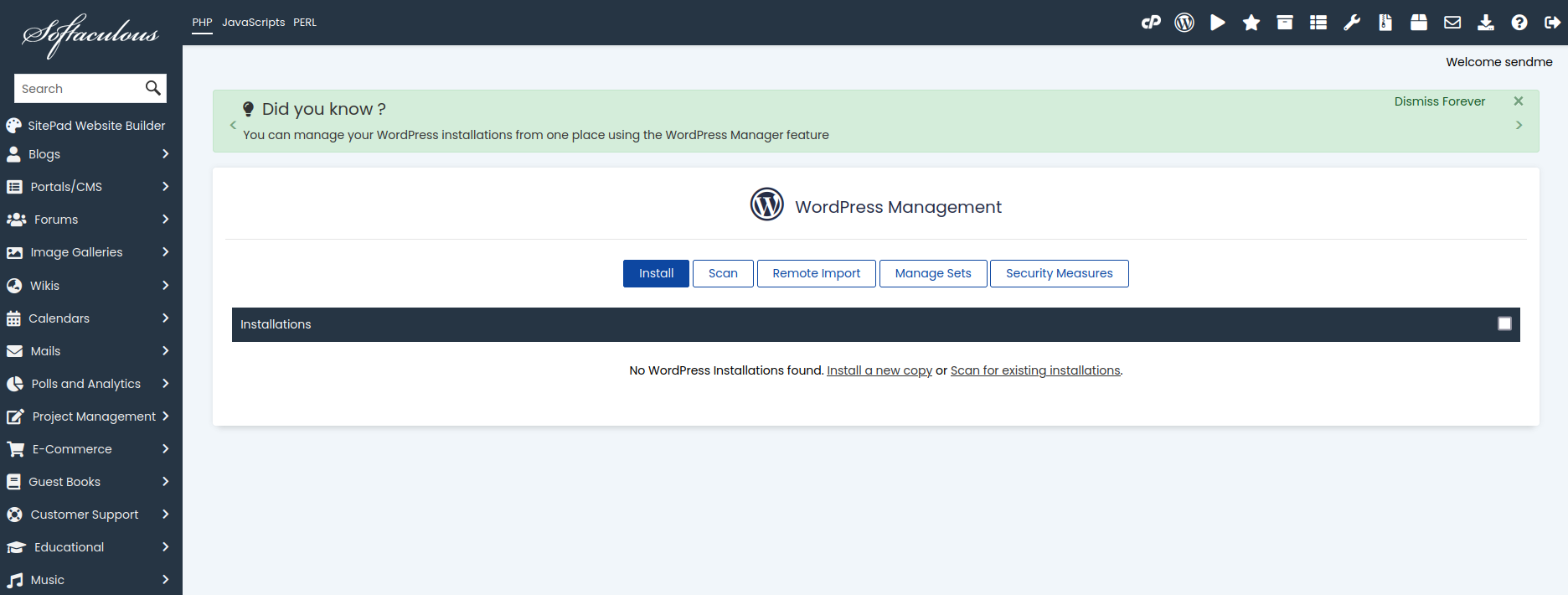WordPress Installer